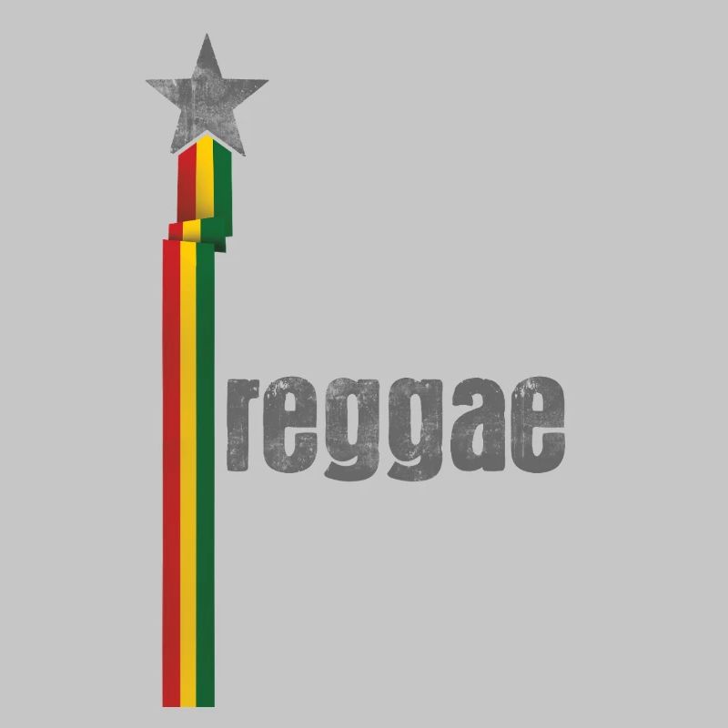 Conception de logo Reggae Star Rasta