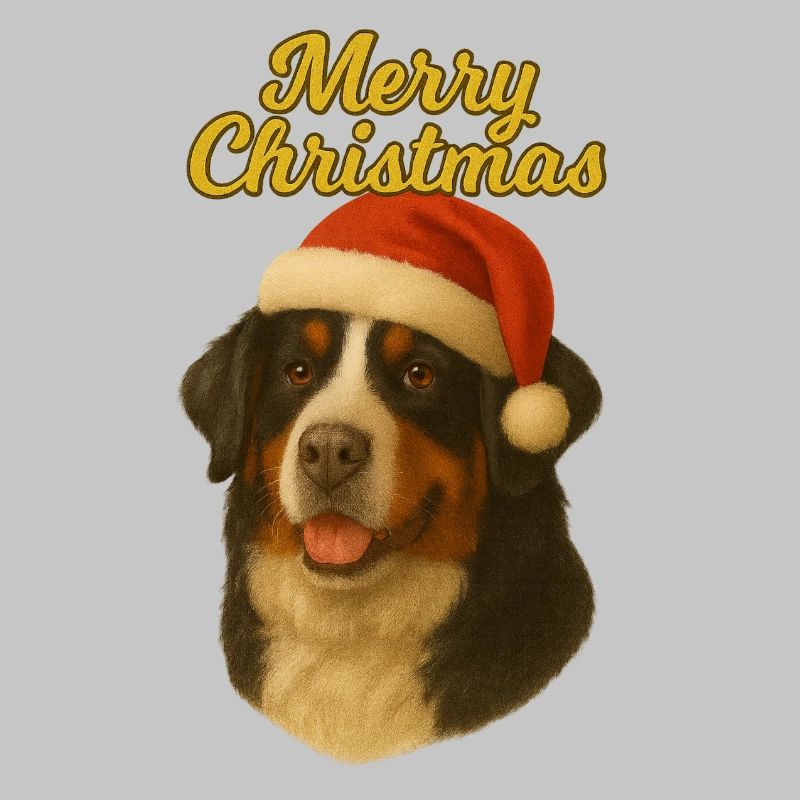 Berner Sennenhund Merry Christmas Pullover
