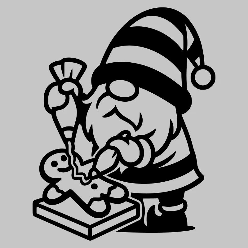 Gingerbread Baking Gnome