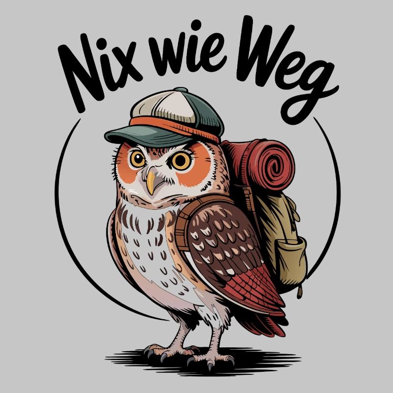 Waldabenteuer Eule mit Rucksack