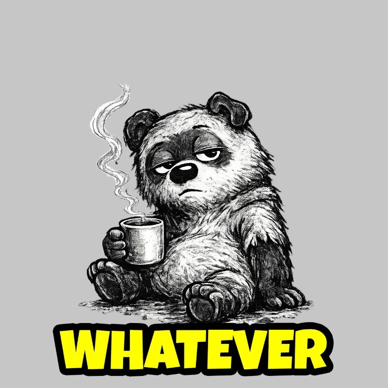 Whatever – Grumpy Bear Coffee (Sketch)