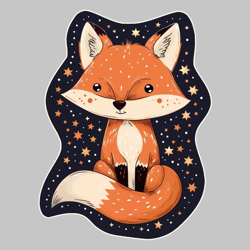 Fuchs mit Sternen