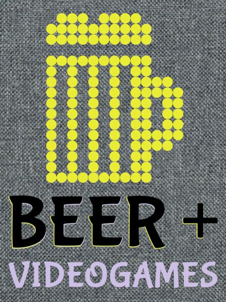 Pixel-Bier-Videospiele