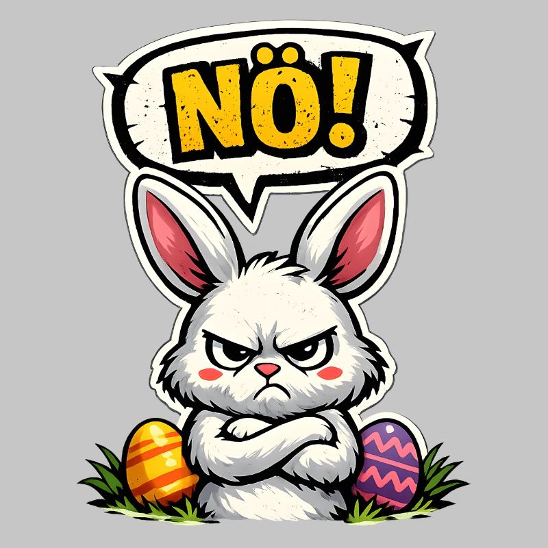 NÖ Hase Comic Ostern Geschenk