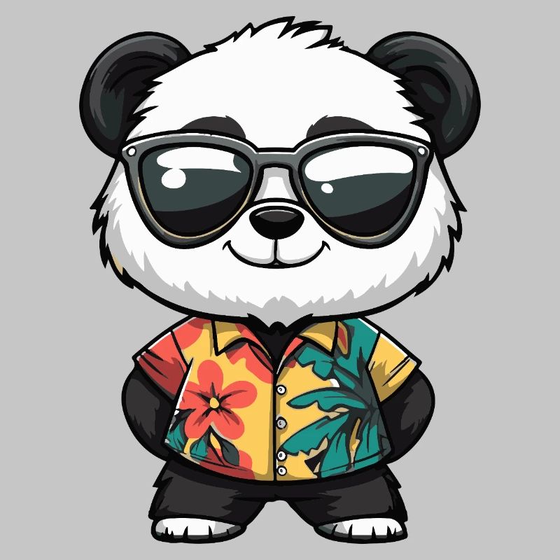 Panda Comic Urlaub