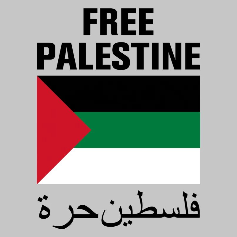 Palestine libre avec le drapeau