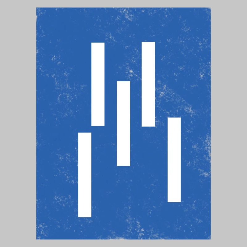 Abstract Vertical Lines Composition