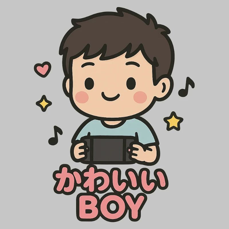 Süßer Junge mit Gamecontroller