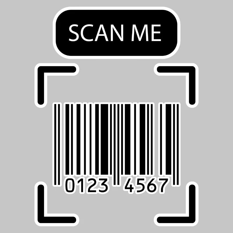 SCAN ME code-barres Funny Design