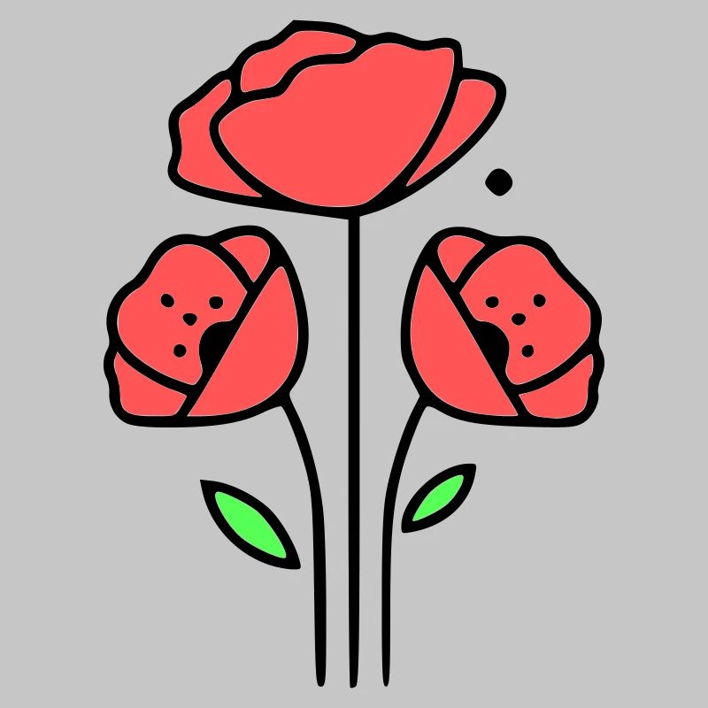 mohnblume-mohnblumen-minimalistisch-line-art-1