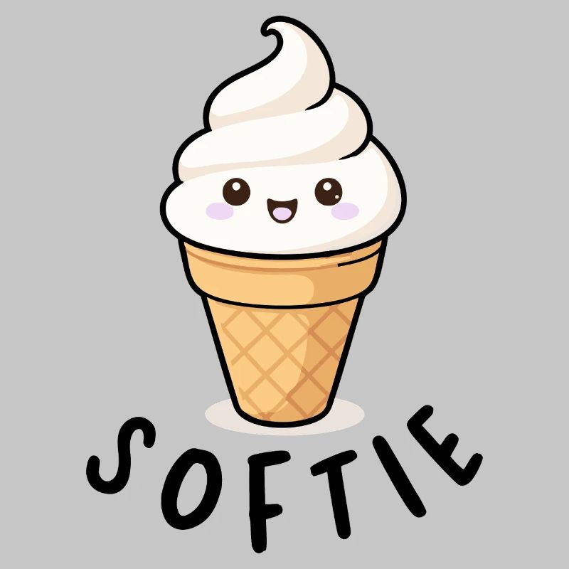 Softie Softeis Lover Eiscreme Icon Geschenk