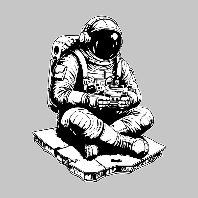 Astronaute Gaming Console Espace