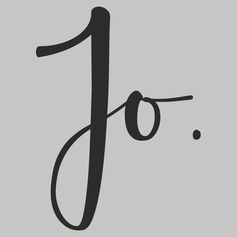 Jo – Conception de texte de lettrage manuel