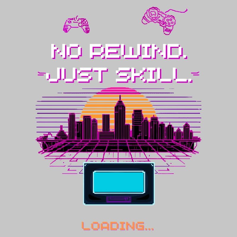 Retro Synthwave Pixel Vaporwave Gaming Design