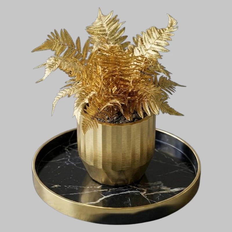 Moderne Kunst Goldfarn
