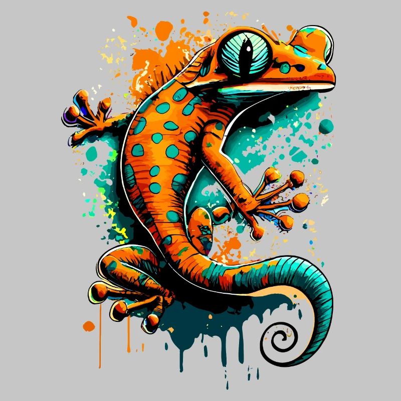 Lizard Colorful - Gecko Salamander Lizard