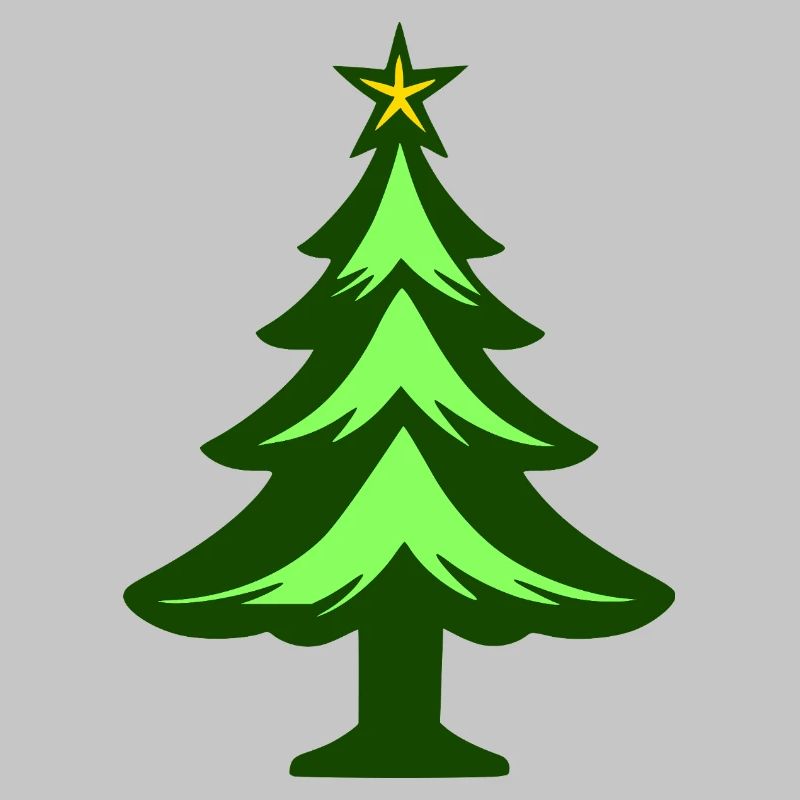 Simple graphique de sapin de Noël