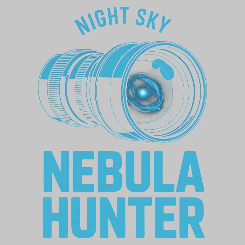 Nebula Hunter Night Sky Telescope Tee