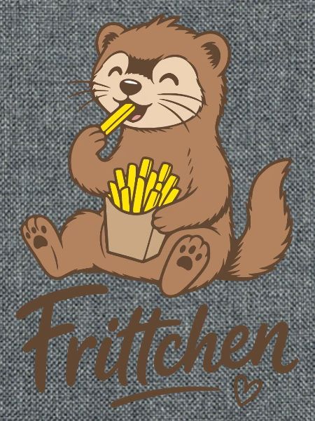 Frettchen Frittchen Fritten Pommes Frites