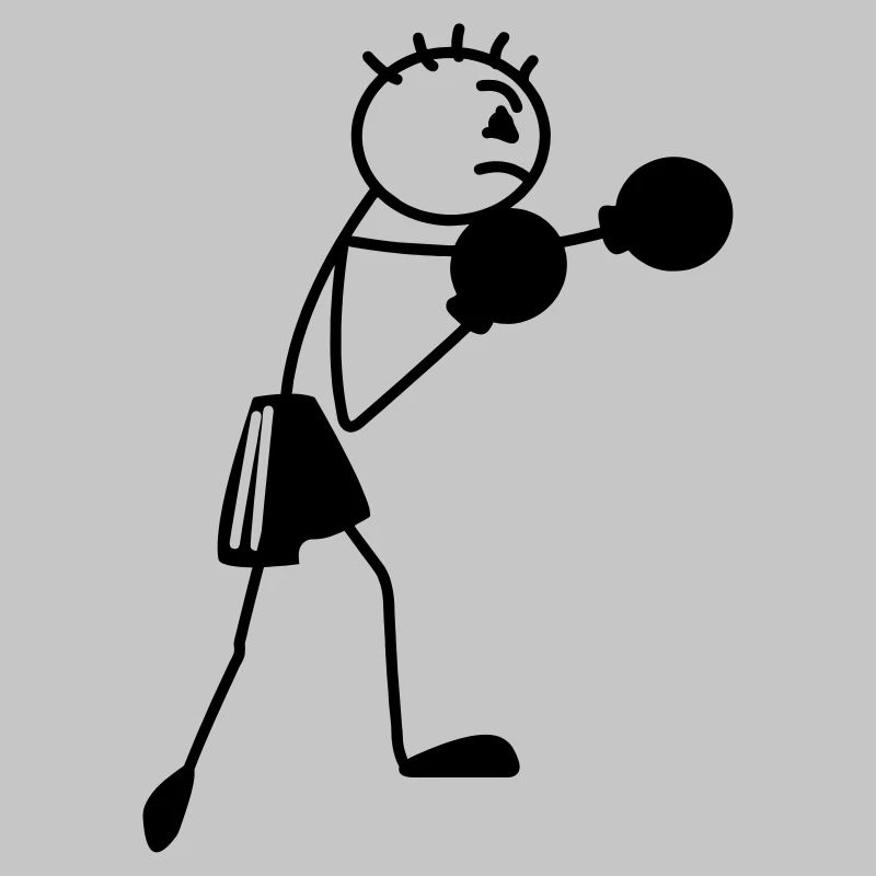 Boxfigur Strichmännchen