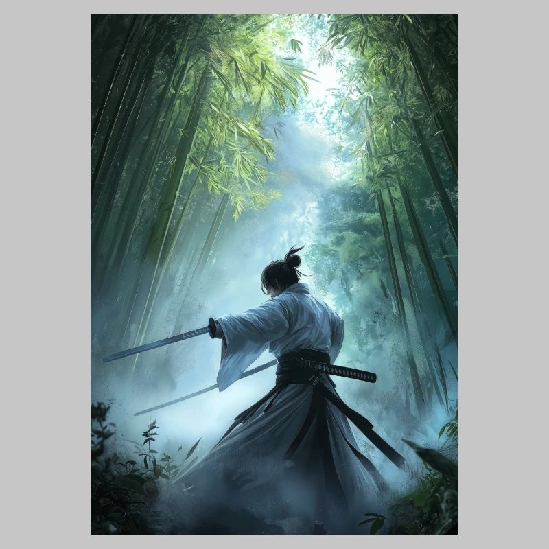 Samurai im Wald