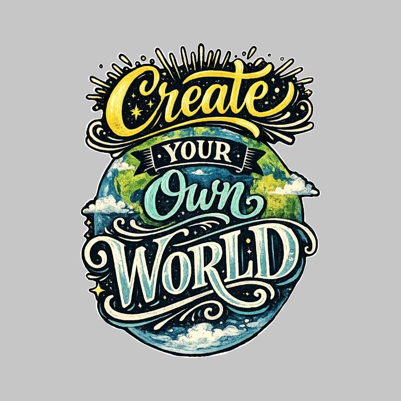 Create Your Own World – Hand Lettering Creativity 