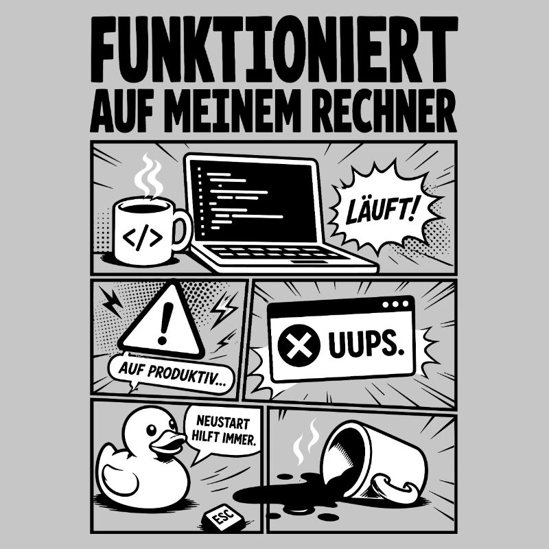 Läuft Coding Comic Design