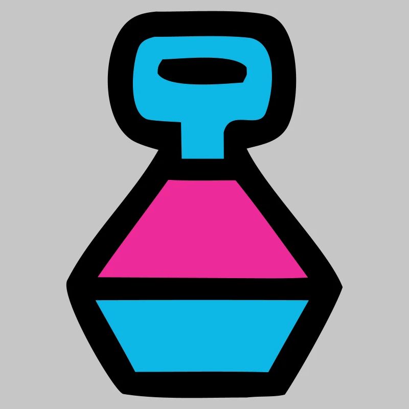  Retro Trinkflasche 90er Pop Art
