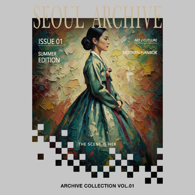 Archives de Séoul Hanbok Conception éditoriale
