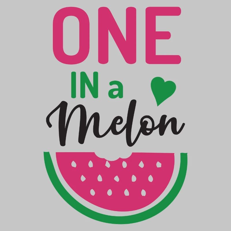 Eins in einer Melone