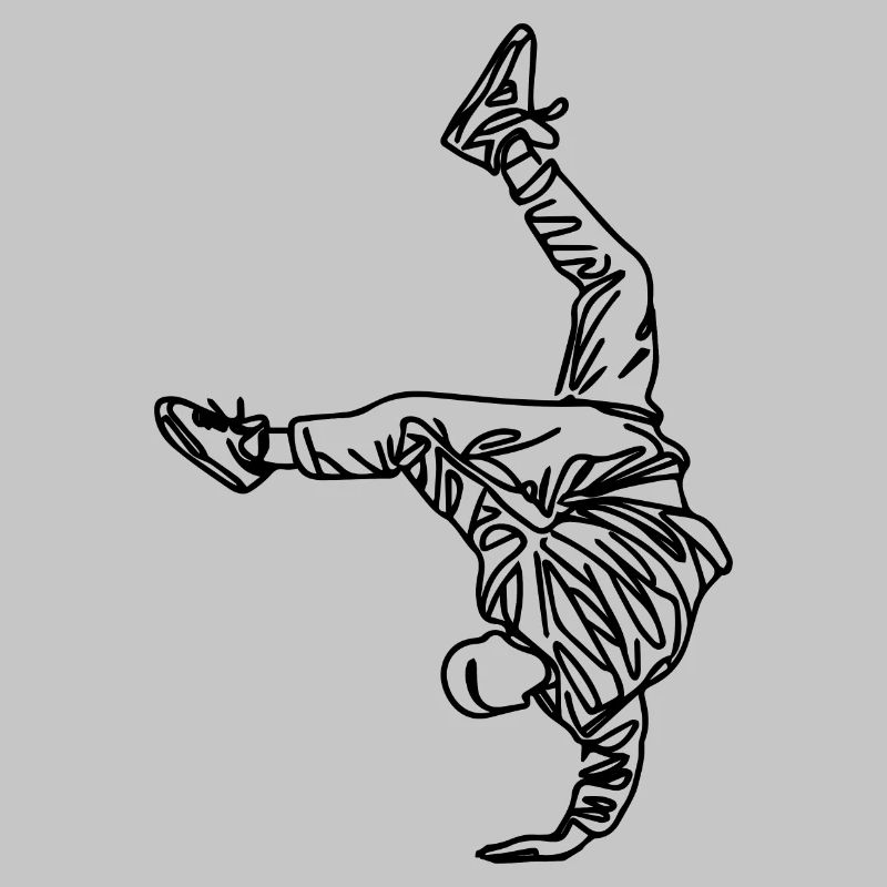 Breakdancer Drawing
