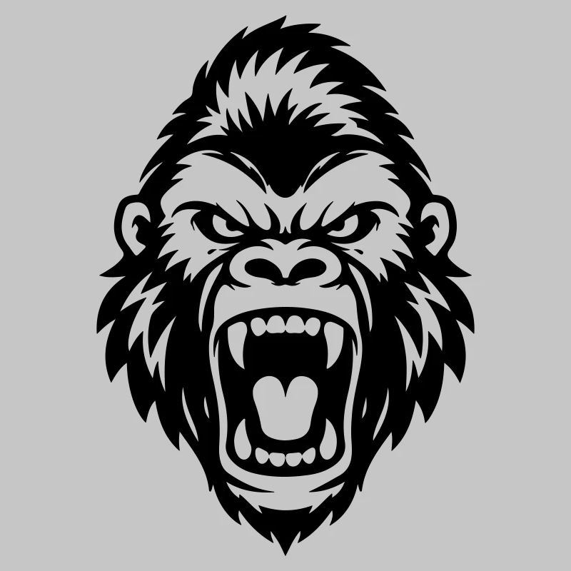 Gorilla Head Icon