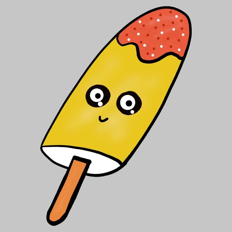 Kawaii  Eis Eiskrem Kinder lustig