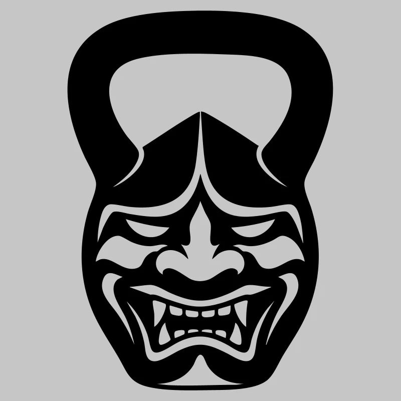 Gym Kettlebell Samurai Mask