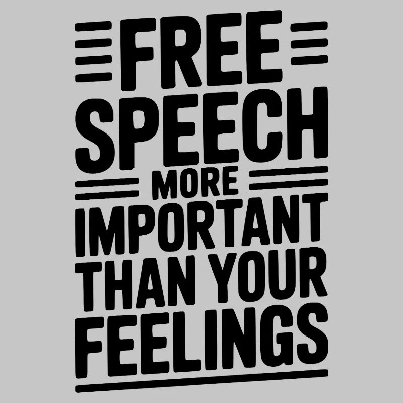 La liberté d’expression est plus importante que les sentiments