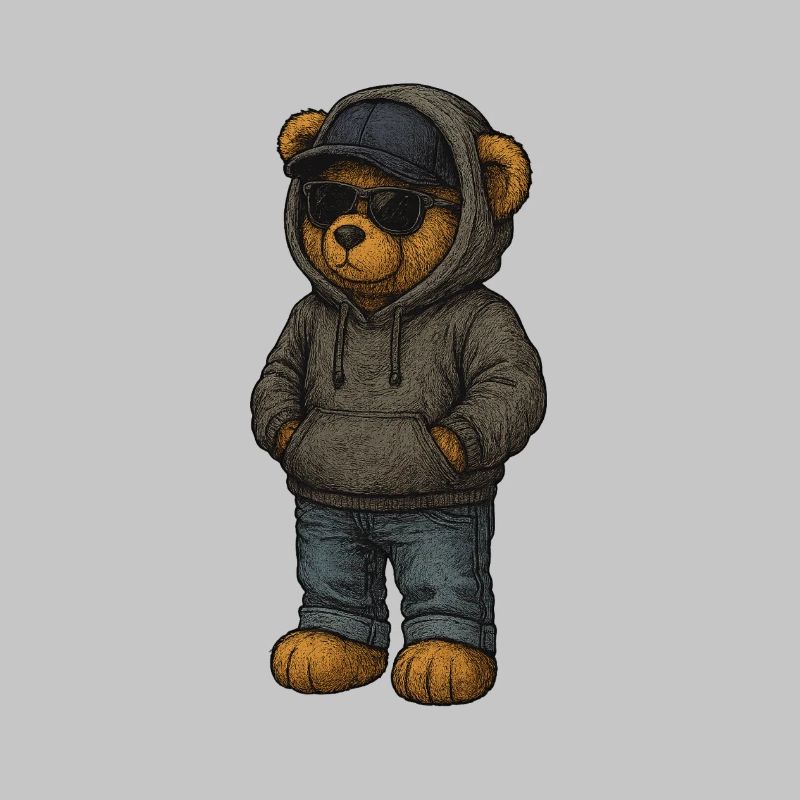Urban Kapuzenpullover Bär