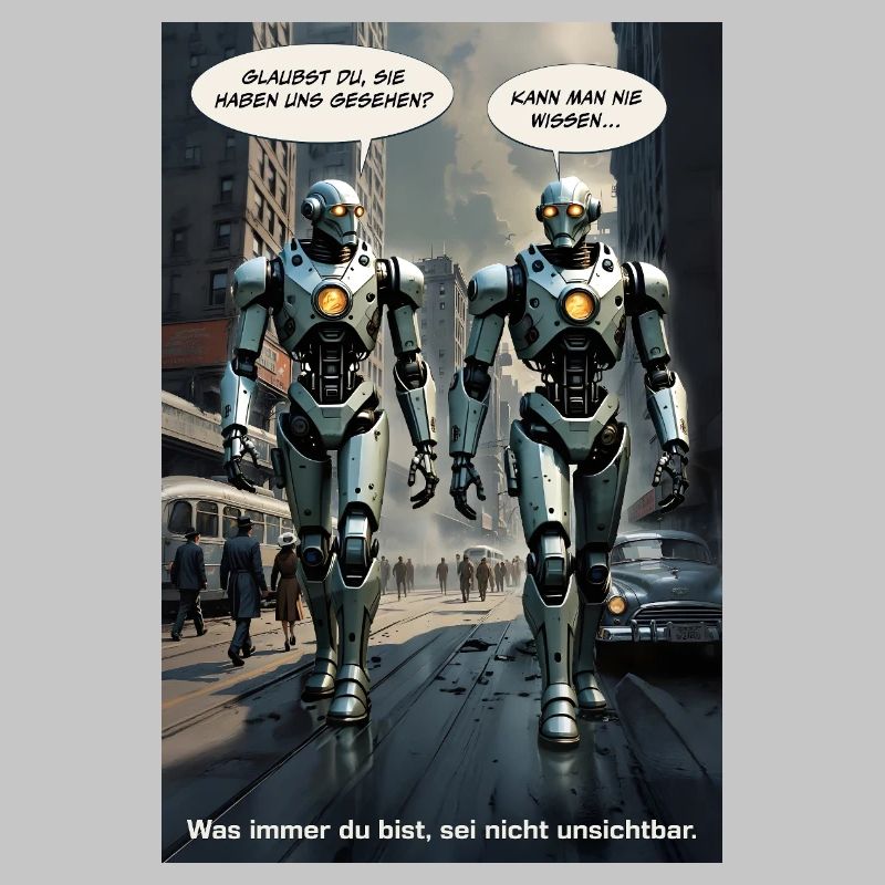 1950s Retro Sci-Fi – "Don't Be Invisible"