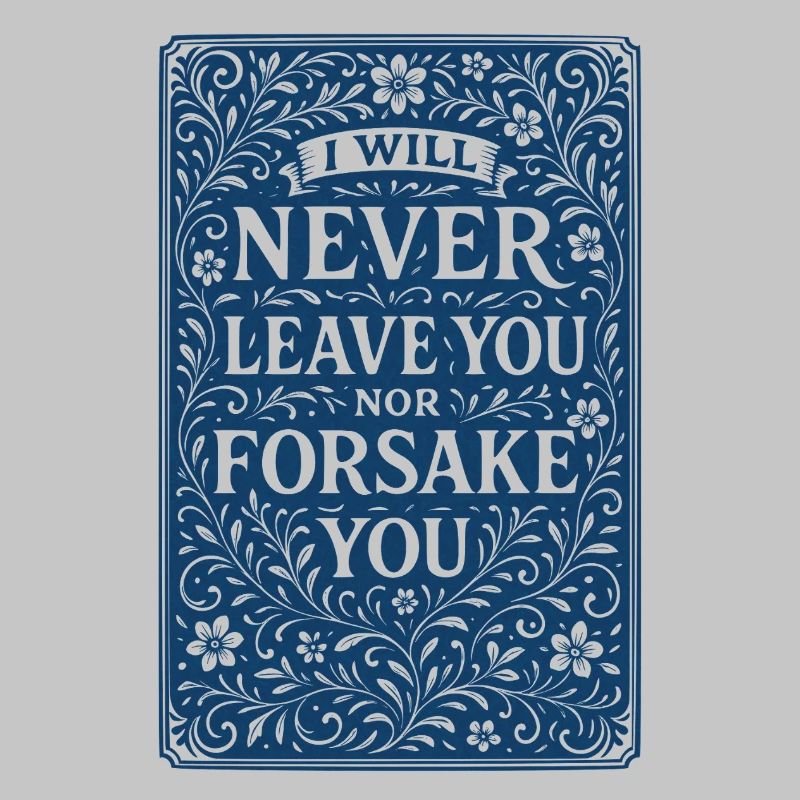 Ich werde dich niemals verlassen oder im Stich lassen