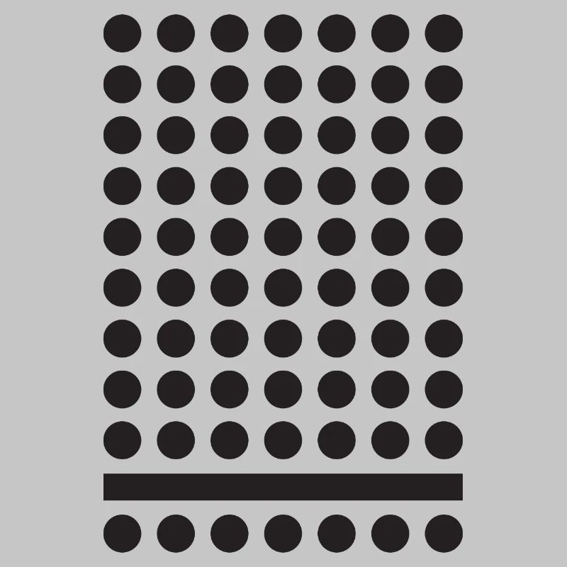 Monochrome Dot Grid Pattern