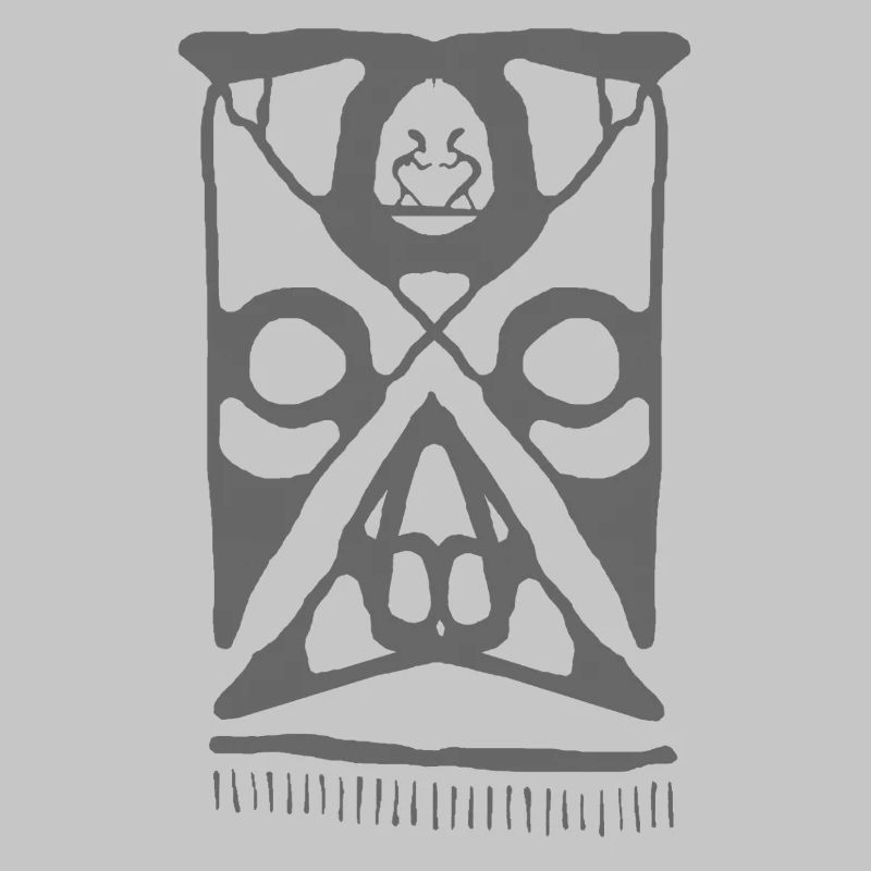 Abstract Tribal Maori Pattern Print