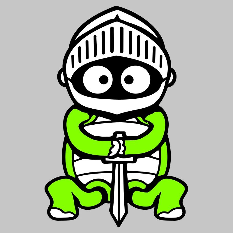 Turtle Knight Épée Fighter Armure Casque