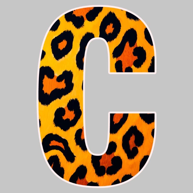 Leopard_Buchstabenmuster_-_C