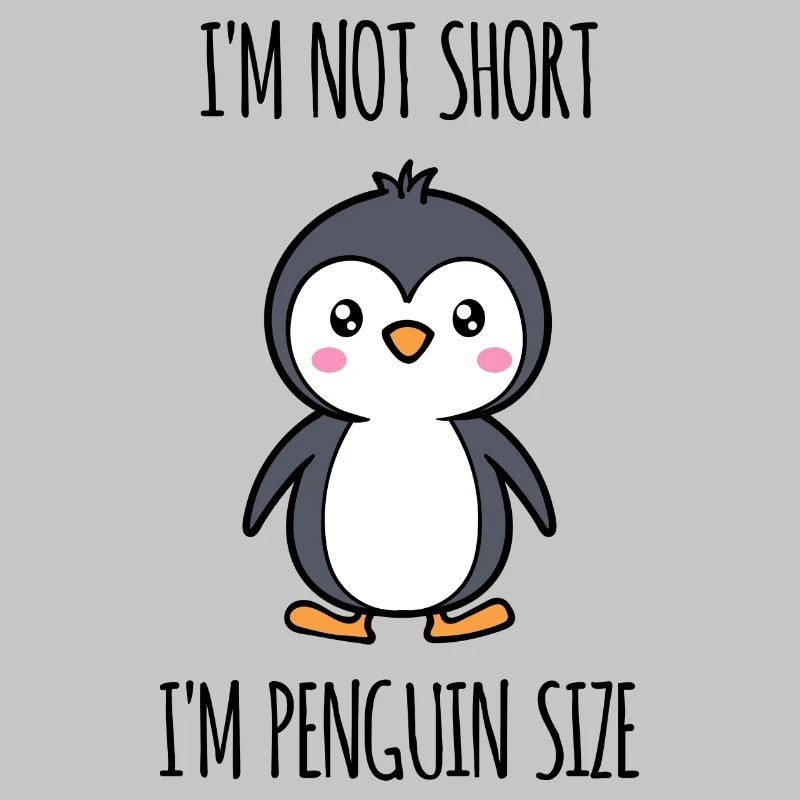 Süß Seevogel Pinguin Tier Vogel Statement