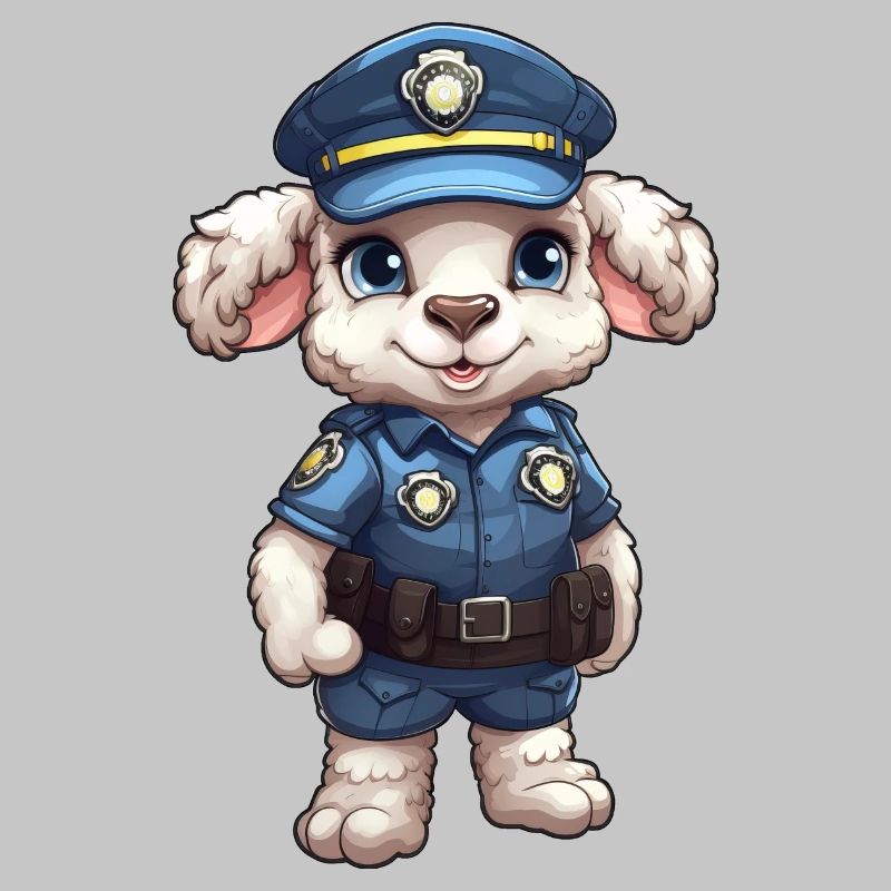 Polizei Schaf