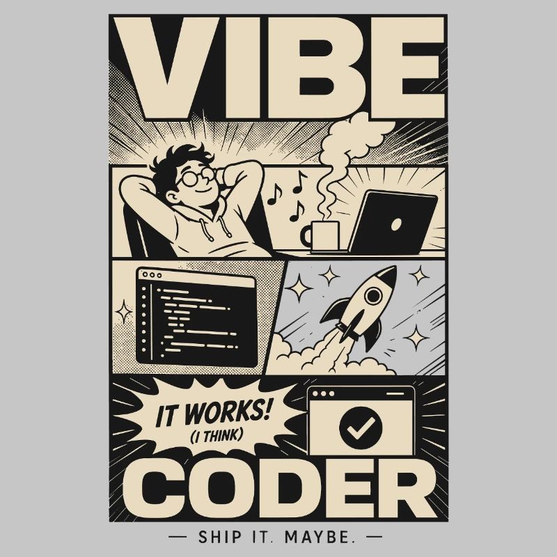 Vibe Coder Programmeur Humour