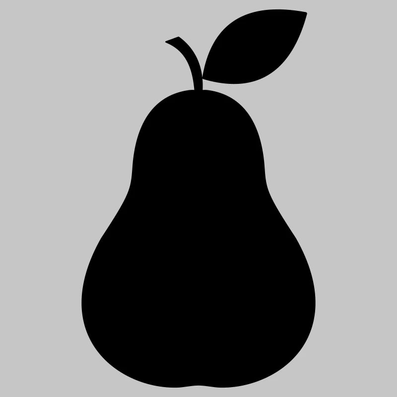 Birne silhouette Obst minimal
