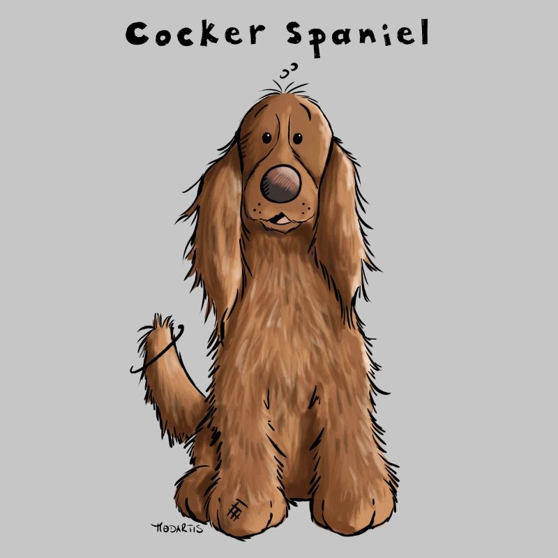 Drôle Cocker Spaniel