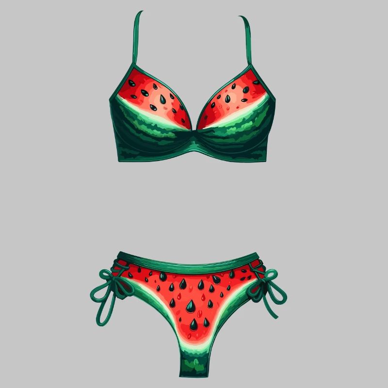 Chemise de bikini pastèque Cadeau pastèque