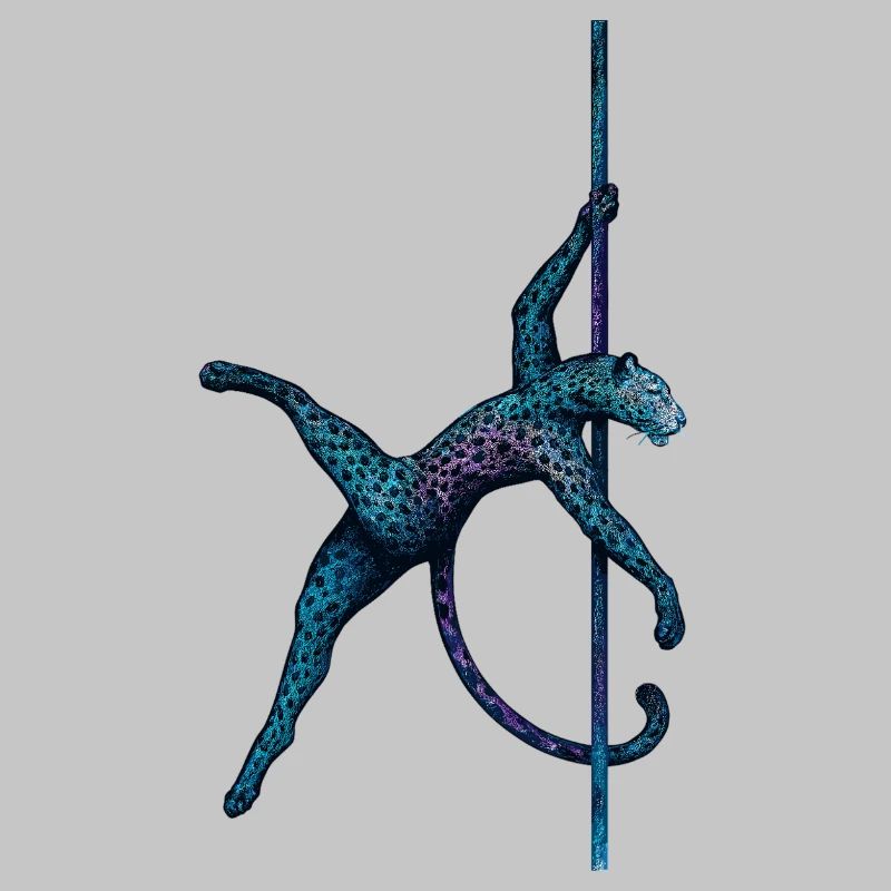 Pole Dance Leopard Pole Dancer Pole Gift