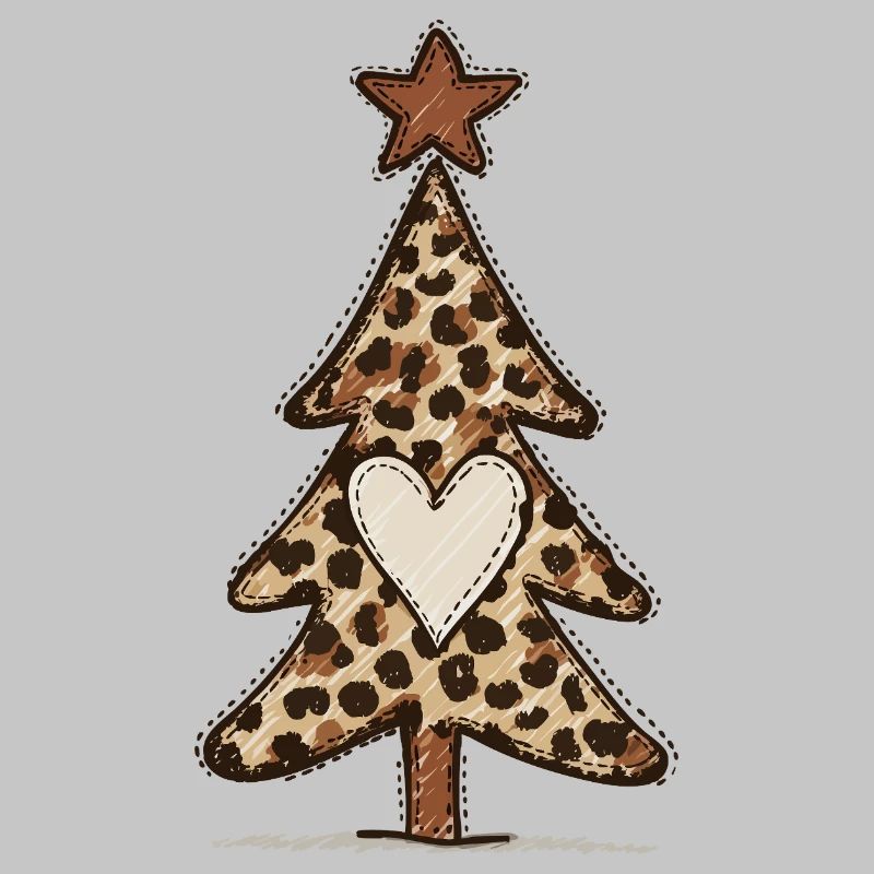Leoprint Christmas Tree - Leo Pattern